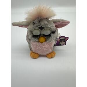 1998 FURBY Original Grey & Pink Black Spots‎ Leopard. Not working